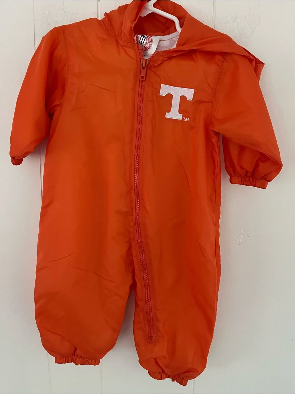 Tennessee Volunteers 1pc Windbreaker Jumpsuit VOLS Size 12 Months